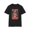 The Wolf Is Watching tee in black