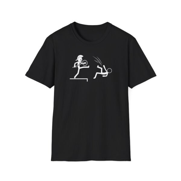 Sparta Kick tee in black