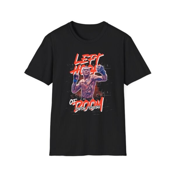 Left Hook of Doom tee in black