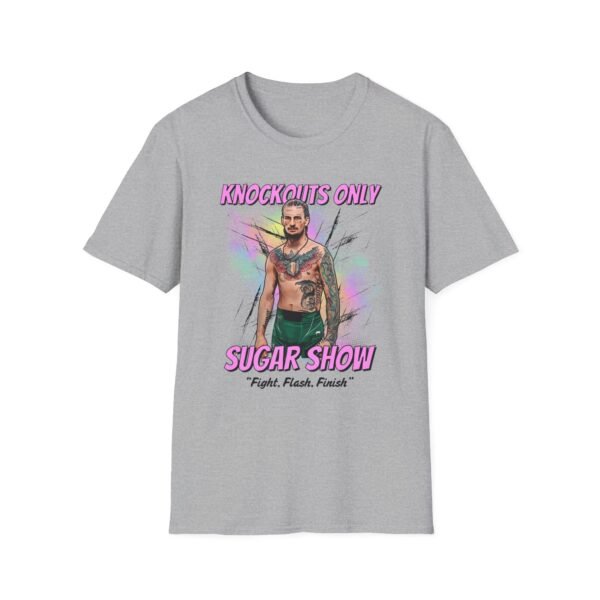Sugar Show Knockouts Only tee in gray