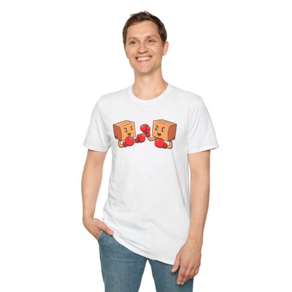 Model wearing Cardboard Combat tee
