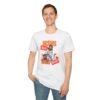 Model wearing Jesus Has Your Back tee