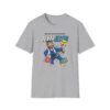 Jew-Jitsu Tee in heather gray on flat lay