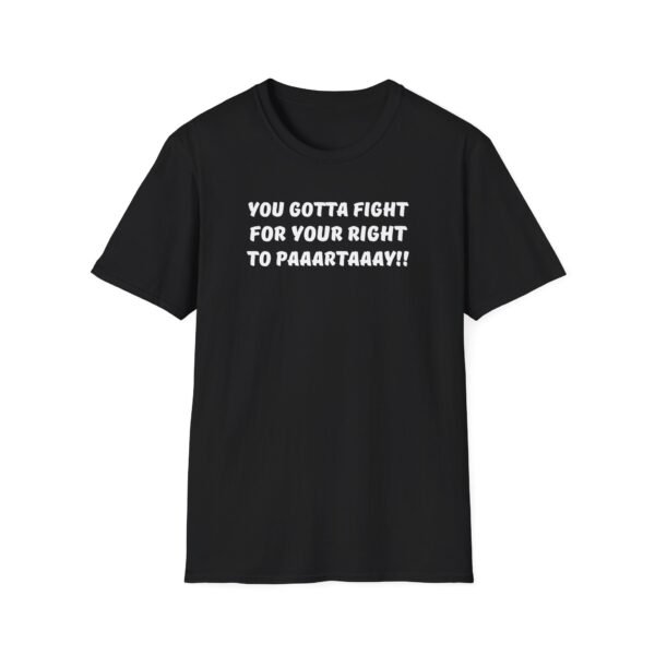 Fight for Your Right tee in black