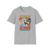 Instant Action Tee in heather gray on hanger