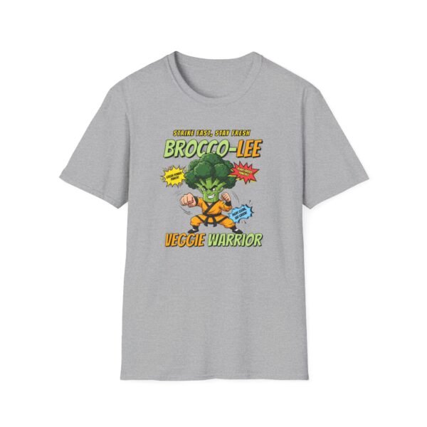 Brocco-Lee Tee in heather gray flat lay