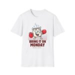 Coffee mug with boxing gloves in fight stance