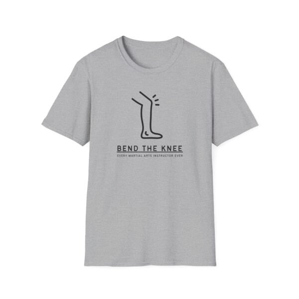 Bend the Knee tee in gray
