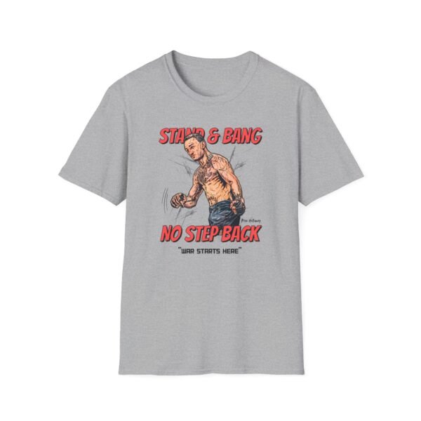 Stand and Bang tee in gray