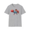Iron Face Tee in heather gray flat lay