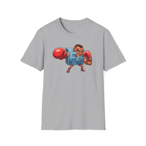 Iron Face Tee in heather gray flat lay
