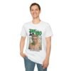 Model wearing King of Rio Aldo tee