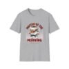 Master of the Morning tee in gray