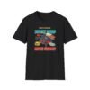 Strike Hard Write Harder Tee in black with notebook beside