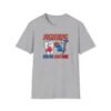 Fighting tooth and nail boxing pun t-shirt in heather gray