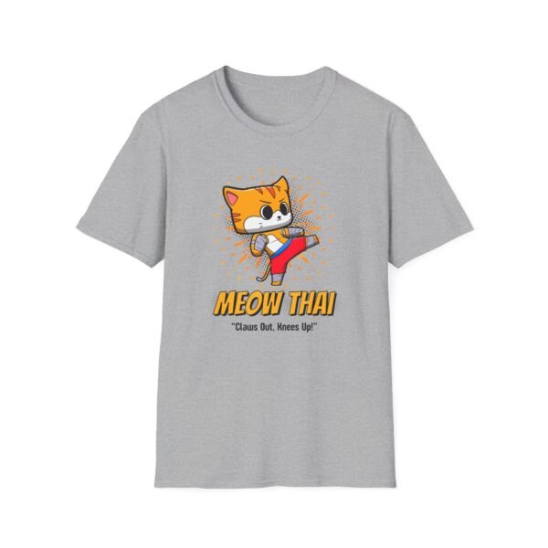 Meow Thai tee in gray