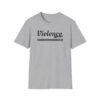 Violence Might Be the Answer tee in gray