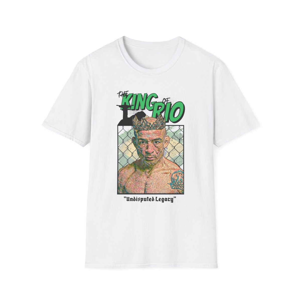 José Aldo wearing crown illustration