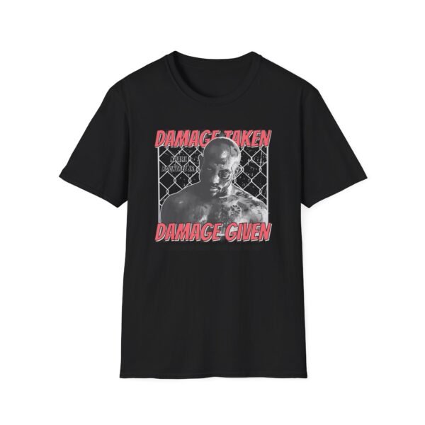 Damage Given Damage Taken tee in black