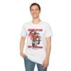 Model wearing Soldier of God tee