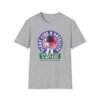 Float Like a Satellite tee in gray