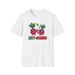 Two beets boxing in gloves