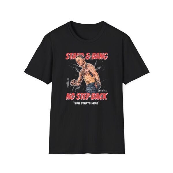 Stand and Bang tee in black