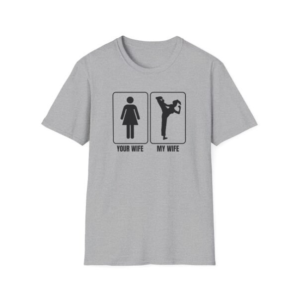 Your Wife My Wife tee in gray