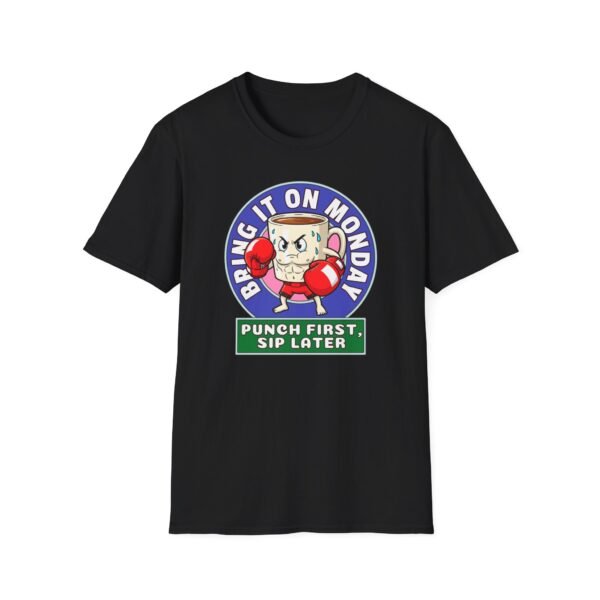 Punch First Sip Later tee in black