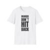 Boards don’t hit back vintage karate quote design