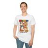 Model wearing Unicorn Muay Thai Tee with unicorn horn headband