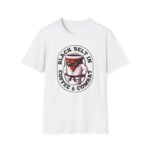 Coffee mug in gi with black belt front view