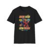 Mata Leão Tee in black folded on gym mat