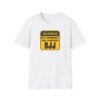 BJJ Warning Sign tee in white