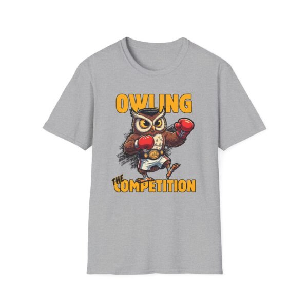Owling the competition boxing champion t-shirt in heather gray